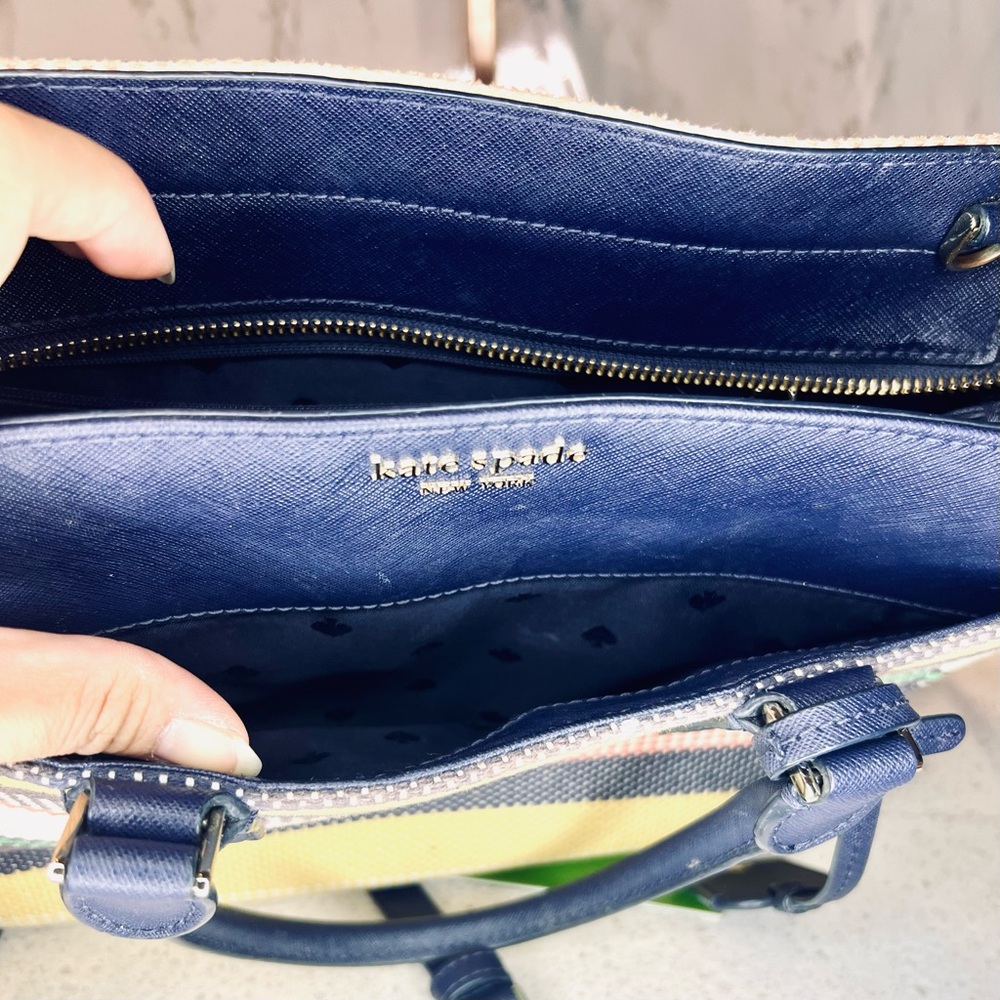Kate Spade Multicolor Striped Handbag - Picture 9 of 11